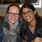 Research Coordinator, Karly Drabot, and Research Assistant, Bhavn Sroan at the Health, Ethics, and Diversity Lab Christmas Party