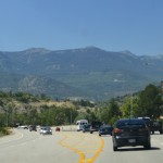 Driving the highway between Trail and Castlegar